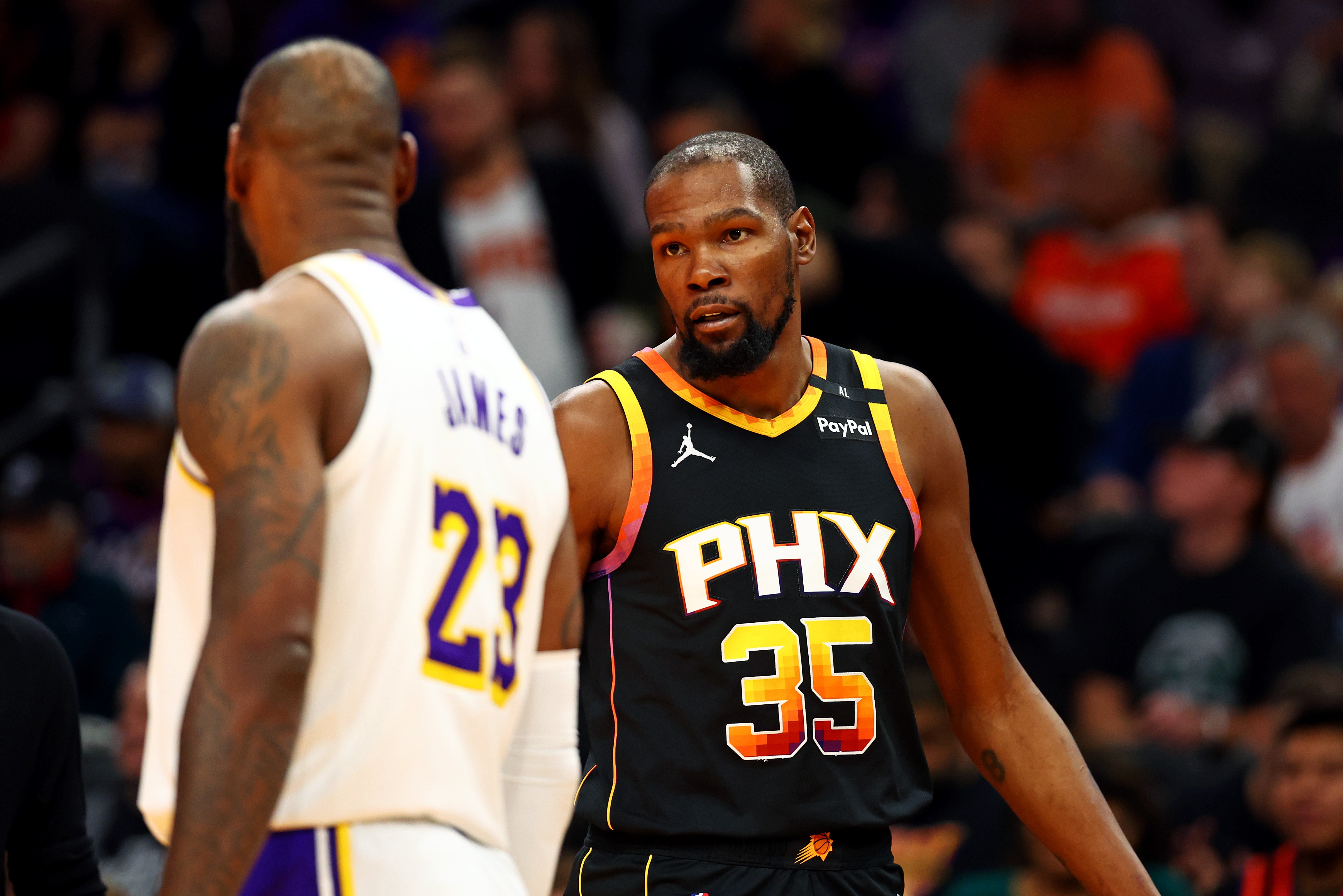 KD:没考虑过达到40000分 勒布朗很特别&他一直保持健康和持续性